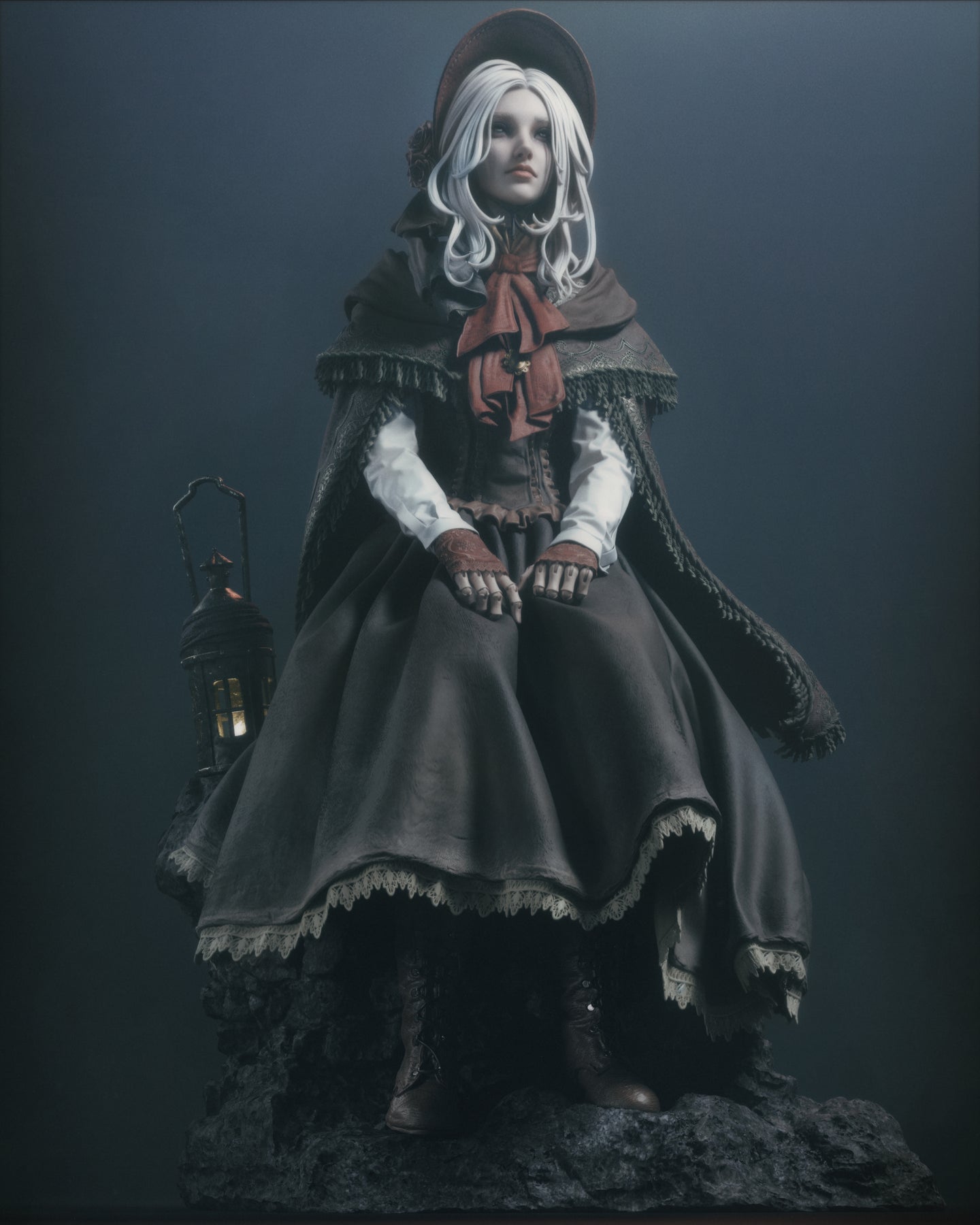 figurine poupée bloodborne, figurine bloodborne, the doll figurine bloodborne, figurine lady maria, figurine a peindre, dark souls, elden ring