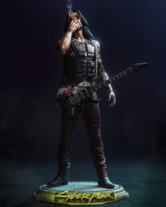 figurine a peindre, figurine johnny silverhand, cyberpunk 2077