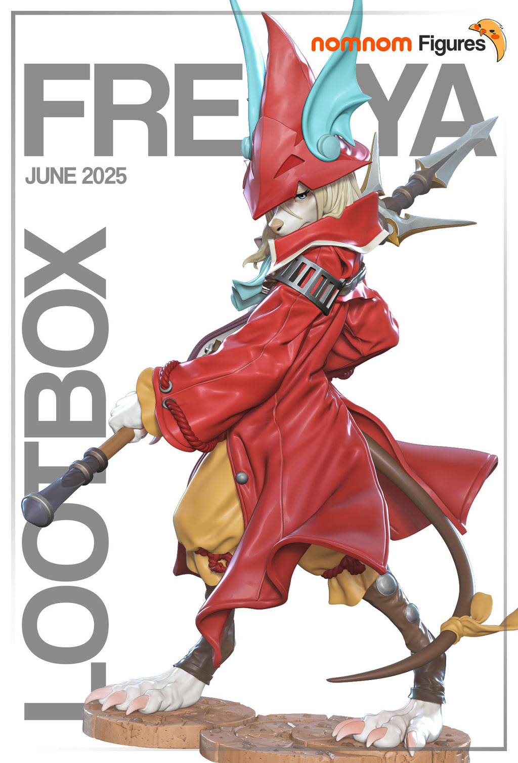figurine final fantasy, final fantasy IX, Freya final fantasy, figurine Freya, figurine a peindre