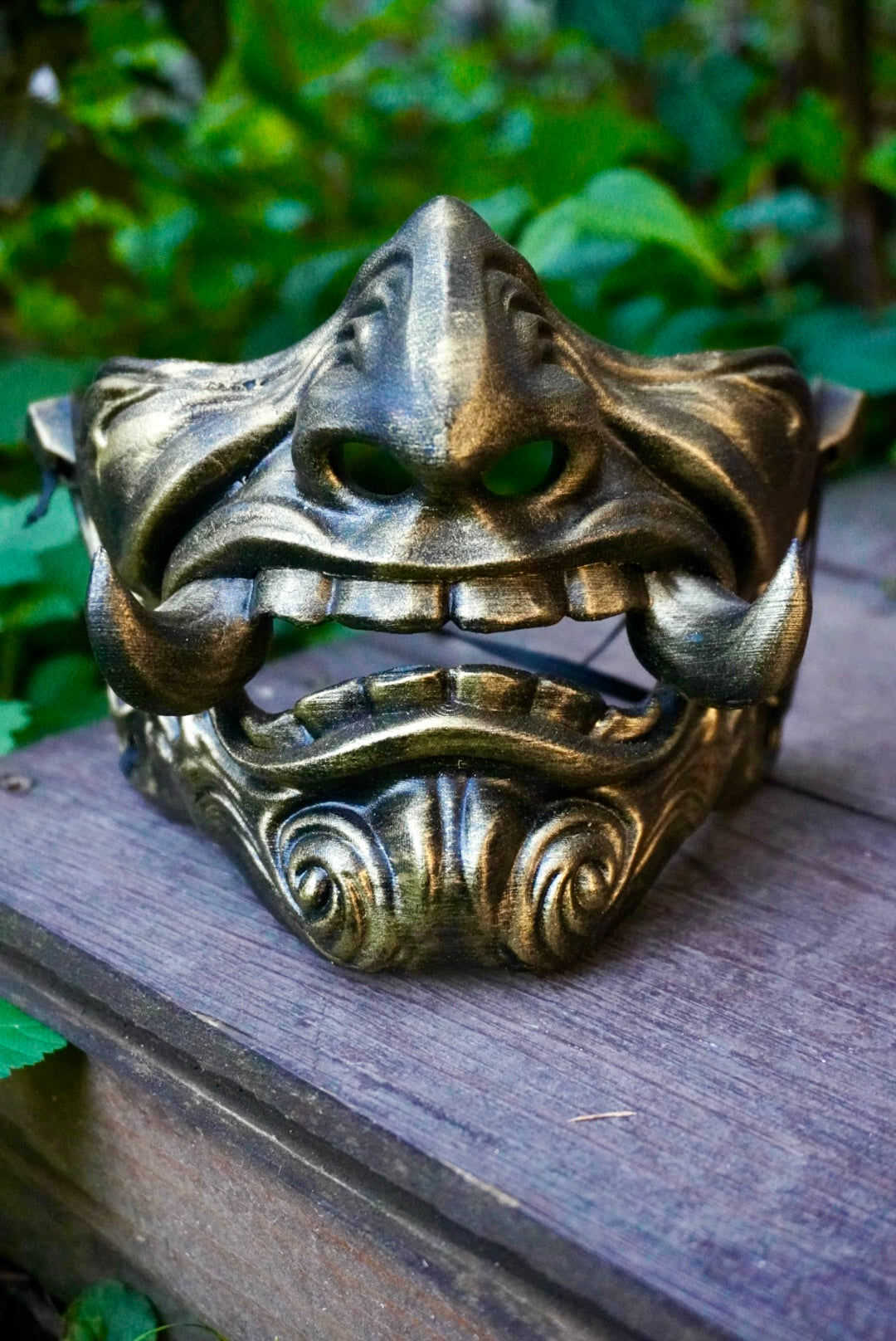 masque japonais, masque samouraï, oni, kitsune, masque hannya, samurai mask, japanese mask, japon, japan, manga, anime, demon slayer, naruto, cosplay, Daëlys Art