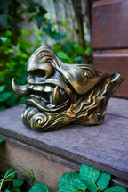 masque japonais, masque samouraï, oni, kitsune, masque hannya, samurai mask, japanese mask, japon, japan, manga, anime, demon slayer, naruto, cosplay, Daëlys Art