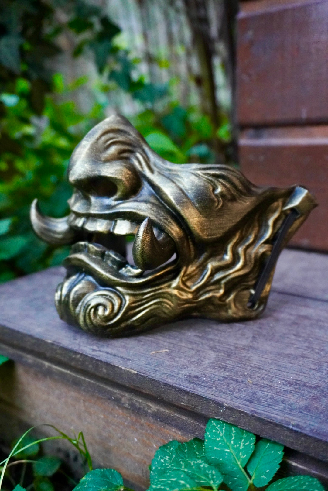 masque japonais, masque samouraï, oni, kitsune, masque hannya, samurai mask, japanese mask, japon, japan, manga, anime, demon slayer, naruto, cosplay, Daëlys Art