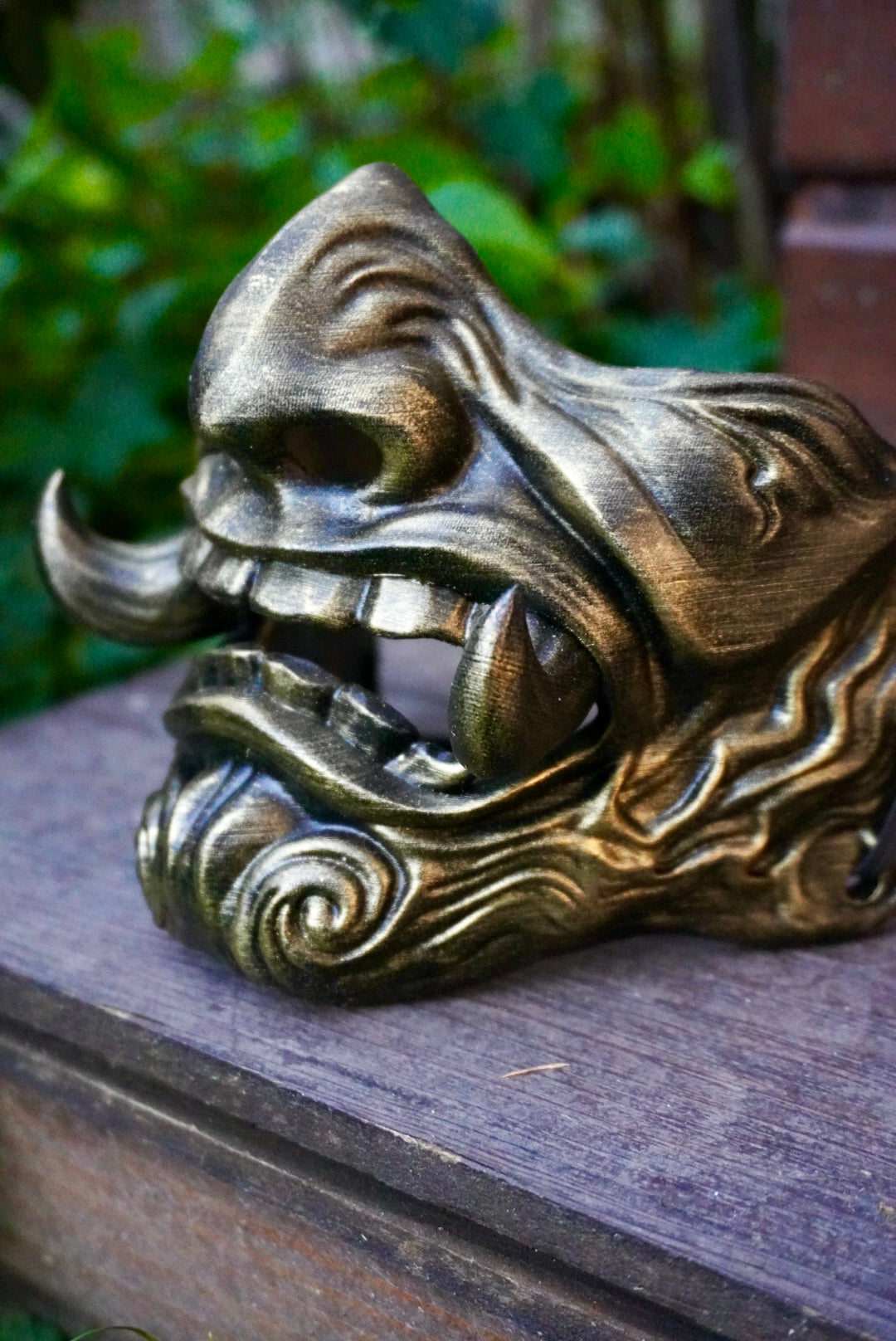 masque japonais, masque samouraï, oni, kitsune, masque hannya, samurai mask, japanese mask, japon, japan, manga, anime, demon slayer, naruto, cosplay, Daëlys Art