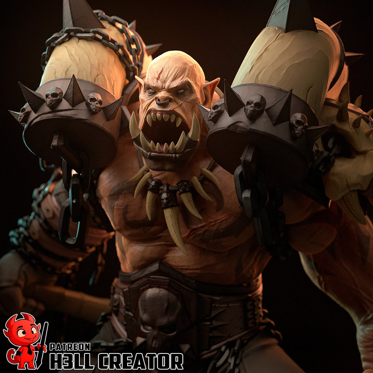 figurine world of warcraft, figurine Garrosh, figurine a peindre