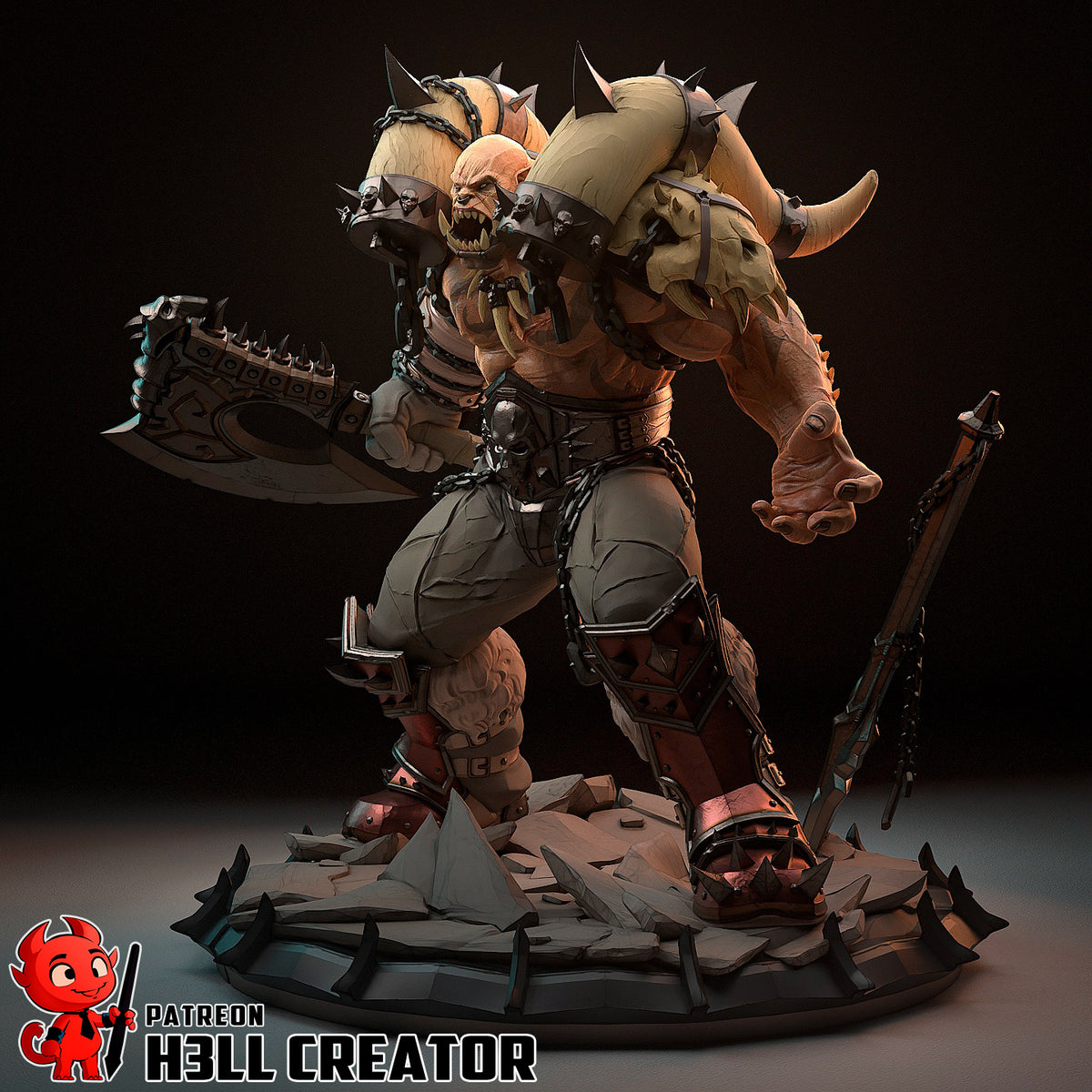Figurine à peindre - Garrosh - WOW