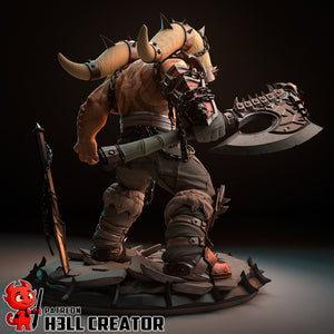 figurine world of warcraft, figurine Garrosh, figurine a peindre