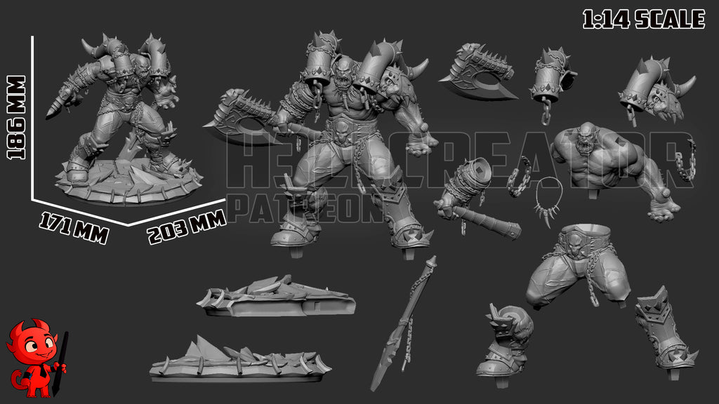 Figurine à peindre - Garrosh - WOW