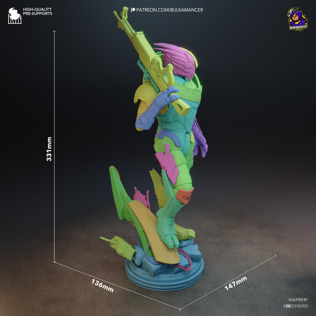 Figure with or without paint - Garrus