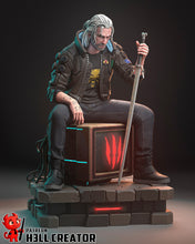 Charger l&#39;image dans la galerie, v cyberpunk, figurine cyberpunk , cyberpunk 2077, figurine a peindre, geralt de riv cyberpunk
