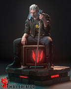 v cyberpunk, figurine cyberpunk , cyberpunk 2077, figurine a peindre, geralt de riv cyberpunk