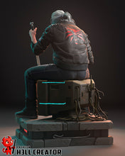 Charger l&#39;image dans la galerie, v cyberpunk, figurine cyberpunk , cyberpunk 2077, figurine a peindre, geralt de riv cyberpunk
