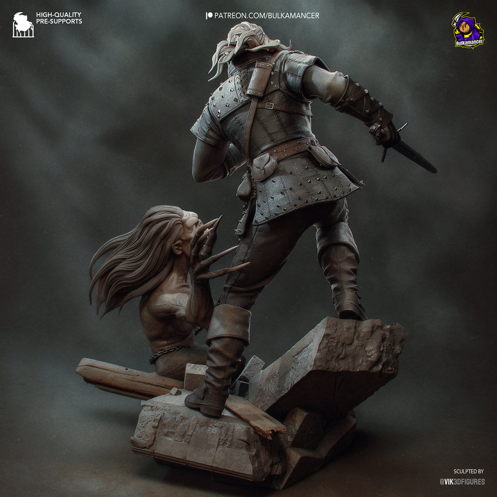 Figurine à peindre - Geralt
