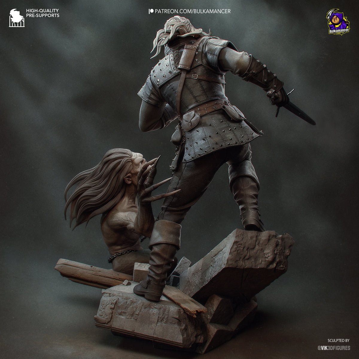 Figurine à peindre - Geralt