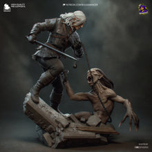 Load image into Gallery viewer, figurine geralt de riv, figurine the witcher, figurine sorceleur, figurine a peindre
