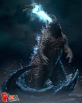 figurine godzilla, figurine a peindre, kaiju