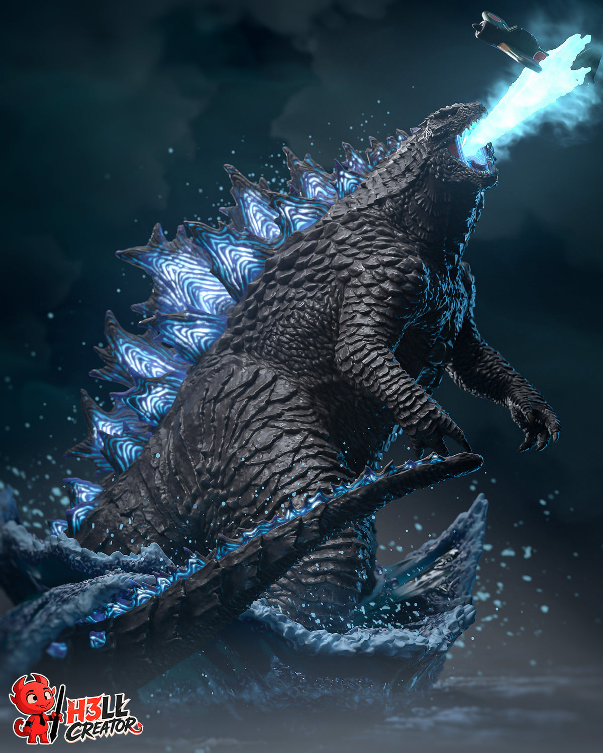 Figurine à peindre - Godzilla