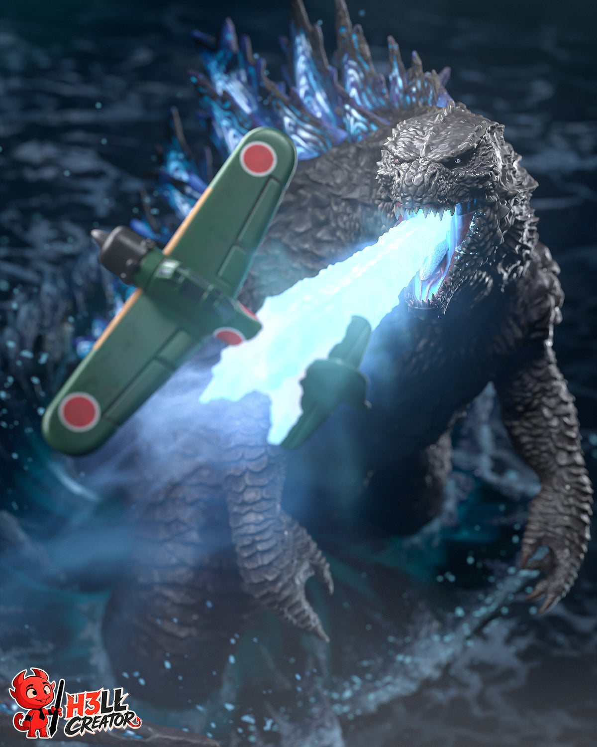 Figurine à peindre - Godzilla