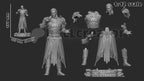 Figurine Baldur's Gate, figurine Halsin, Shadowheart figurine, figurine Baldur's Gate, figurine à peindre