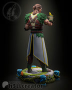 Figurine Baldur's Gate, figurine Halsin, Shadowheart figurine, figurine Baldur's Gate, figurine à peindre