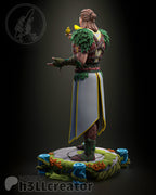 Figurine Baldur's Gate, figurine Halsin, Shadowheart figurine, figurine Baldur's Gate, figurine à peindre