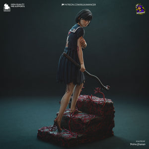 Figurine HInako silent hill f, silent hill f, figurine a peindre, horreur