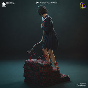 Figurine HInako silent hill f, silent hill f, figurine a peindre, horreur
