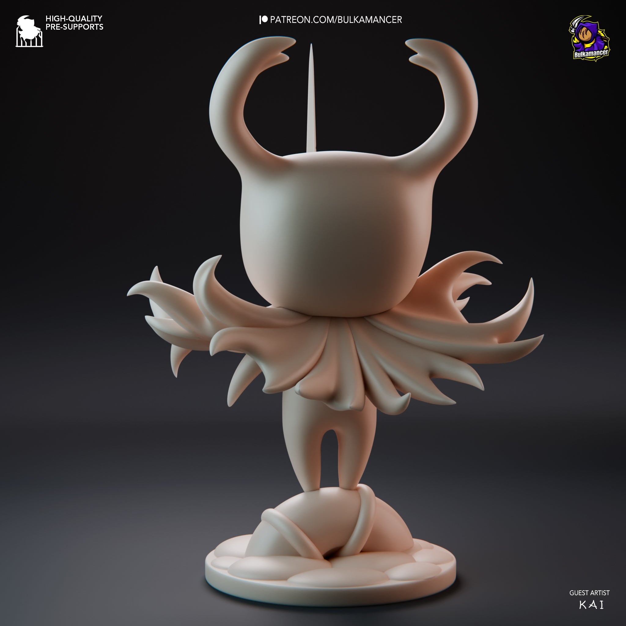 figurine hollow knight, hollow knight, figurine a peindre