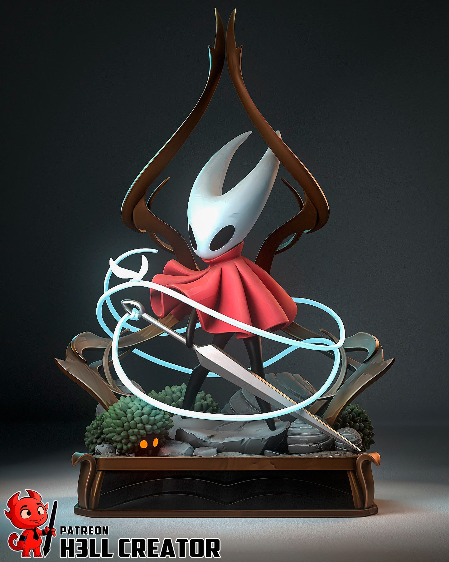 figurine hornet hollow knight, figurine hollow knight, figurine a peindre, silksong