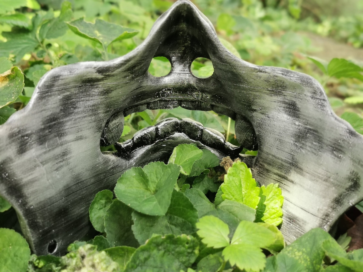 masque japonais, masque samouraï, oni, kitsune, masque hannya, samurai mask, japanese mask, japon, japan, manga, anime, demon slayer, naruto, cosplay, Daëlys Art