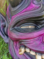 oni, décoration murale oni, décoration japonaise, masque oni, masque japonais, masque samuraï, oni wall decoration, japanese decor, samuraï props, hannya mask, masque hannya, décoration japonaise, manga, anime, Daëlys Art