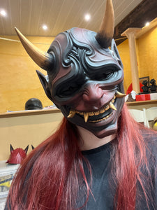 Masque Oni portable - brut