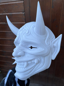 Masque Oni portable - brut