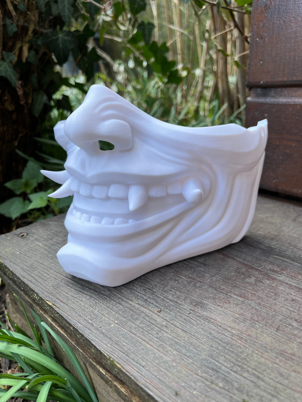 masque japonais, masque samouraï, oni, kitsune, masque hannya, samurai mask, japanese mask, japon, japan, manga, anime, demon slayer, naruto, cosplay, Daëlys Art