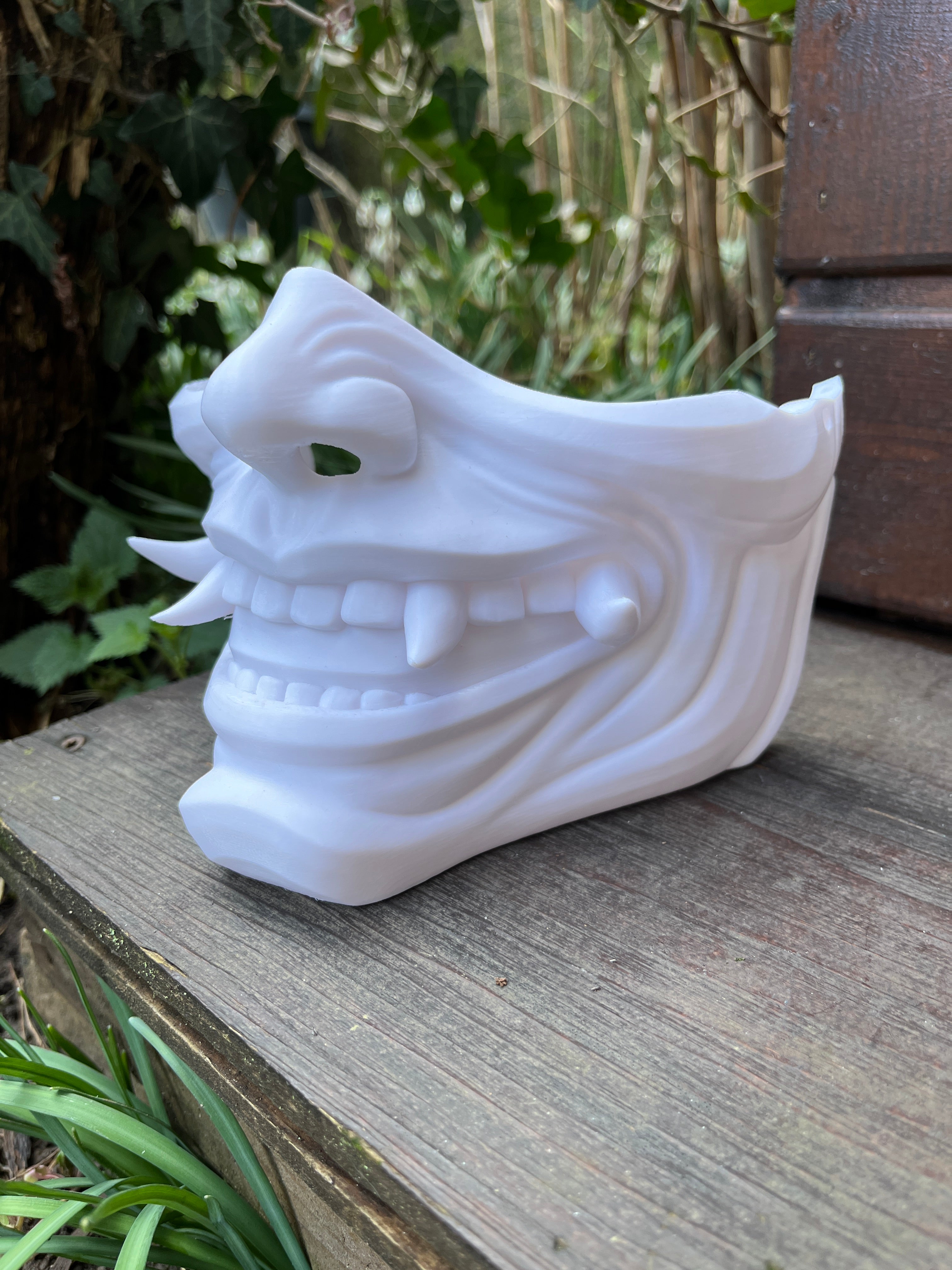 masque japonais, masque samouraï, oni, kitsune, masque hannya, samurai mask, japanese mask, japon, japan, manga, anime, demon slayer, naruto, cosplay, Daëlys Art