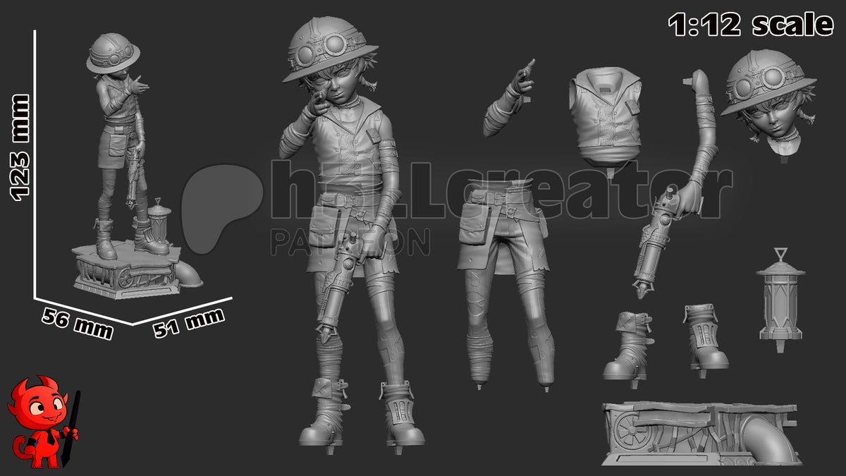 Figurine to paint - Isha