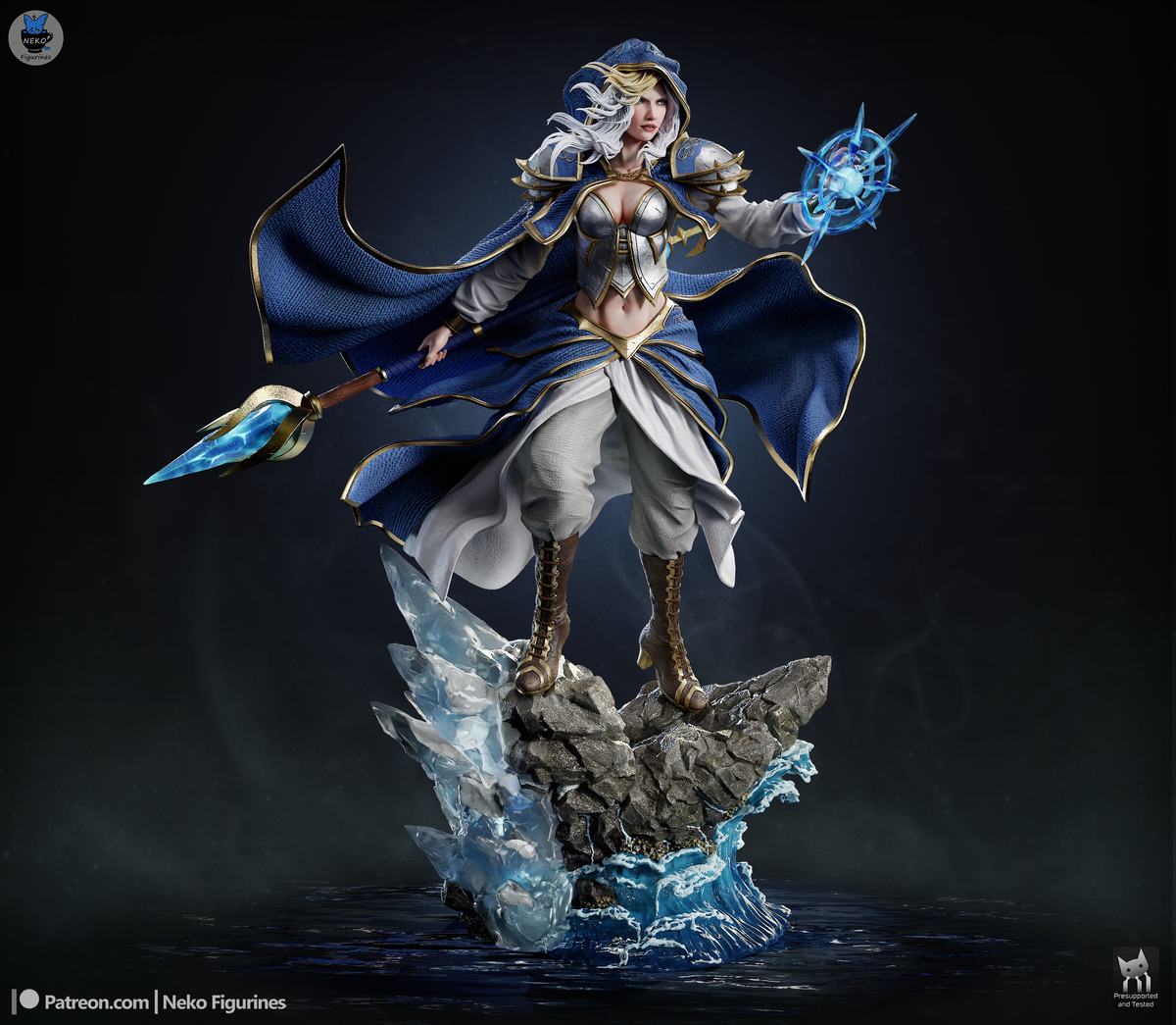 figurine Jaina, Figurine WoW, figurine a peindre