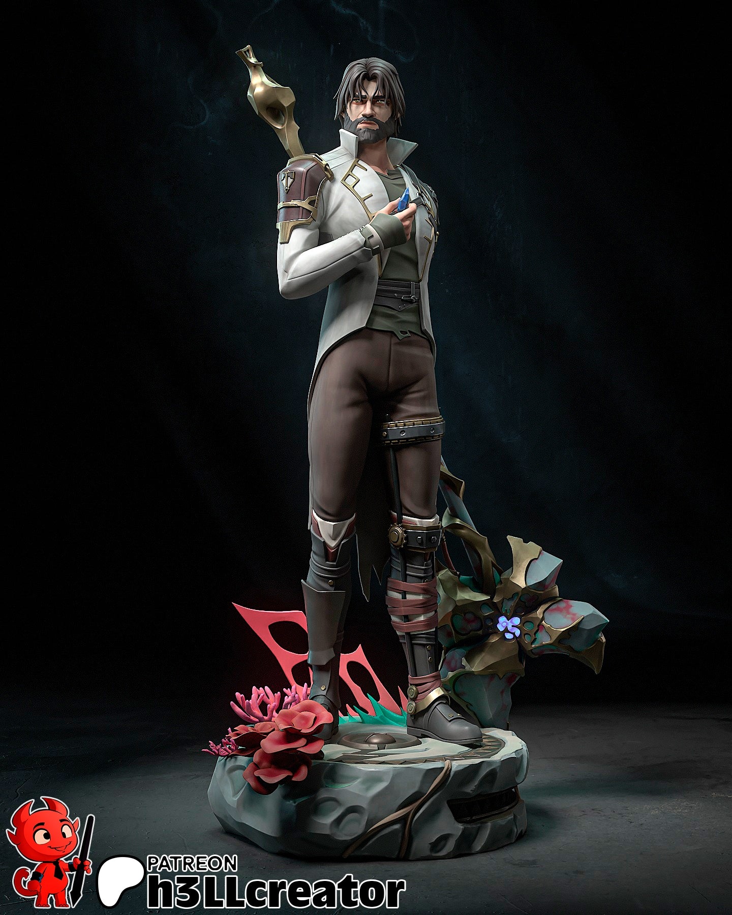 Jayce, Arcane, figurine à peindre, League of Legends 