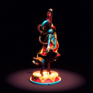 figurine Jester, figurine bouffon, figurine a peindre