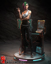 Load image into Gallery viewer, figurine judy cyberpunk 2077, figurine a peindre, figurine de collection
