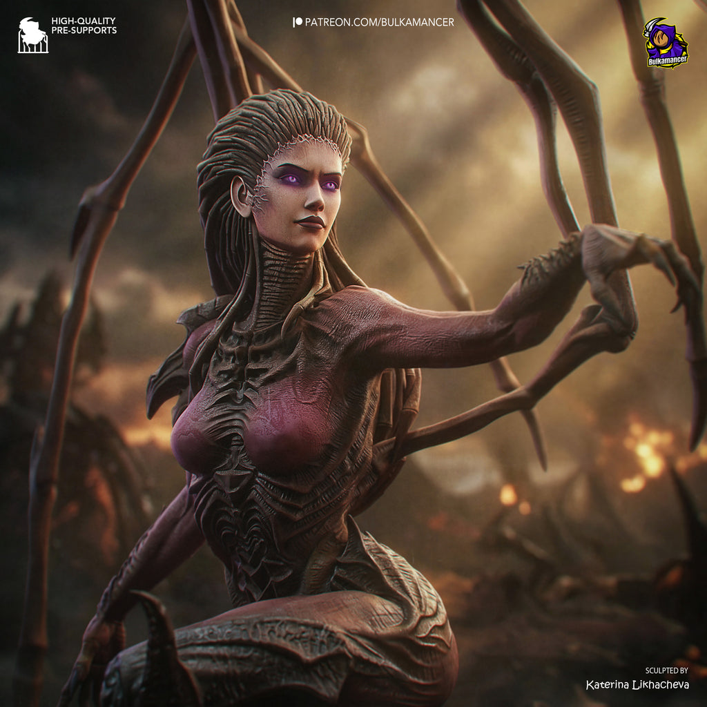 figurine kerrigan, figurine starcraft, figurine a peindre