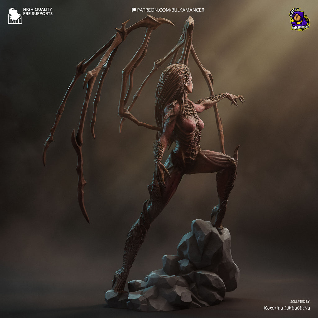 figurine kerrigan, figurine starcraft, figurine a peindre