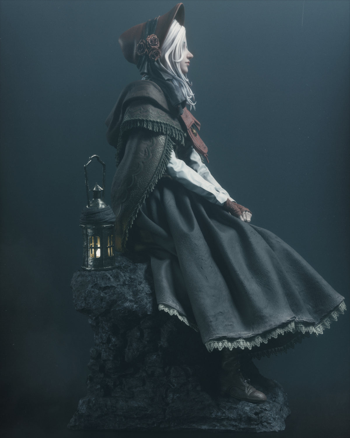 figurine poupée bloodborne, figurine bloodborne, the doll figurine bloodborne, figurine lady maria, figurine a peindre, dark souls, elden ring