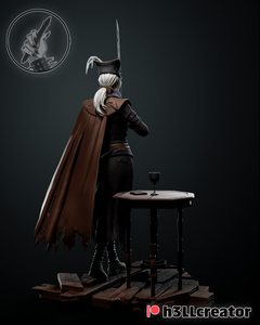 Lady Maria, Bloodborne, figurine Lady Maria, figurine Bloodborne, Yharnam, Dark Souls, Elden Ring