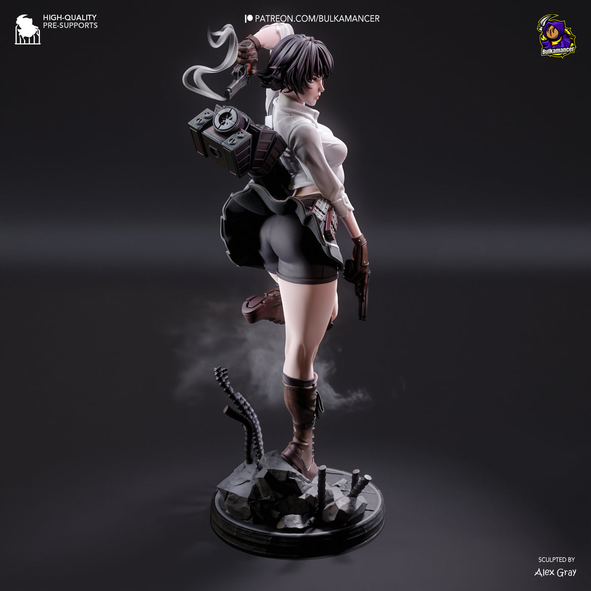 figurine a peindre, figurine lady devil may cry, dante devil may cry, lady devil may cry, trish