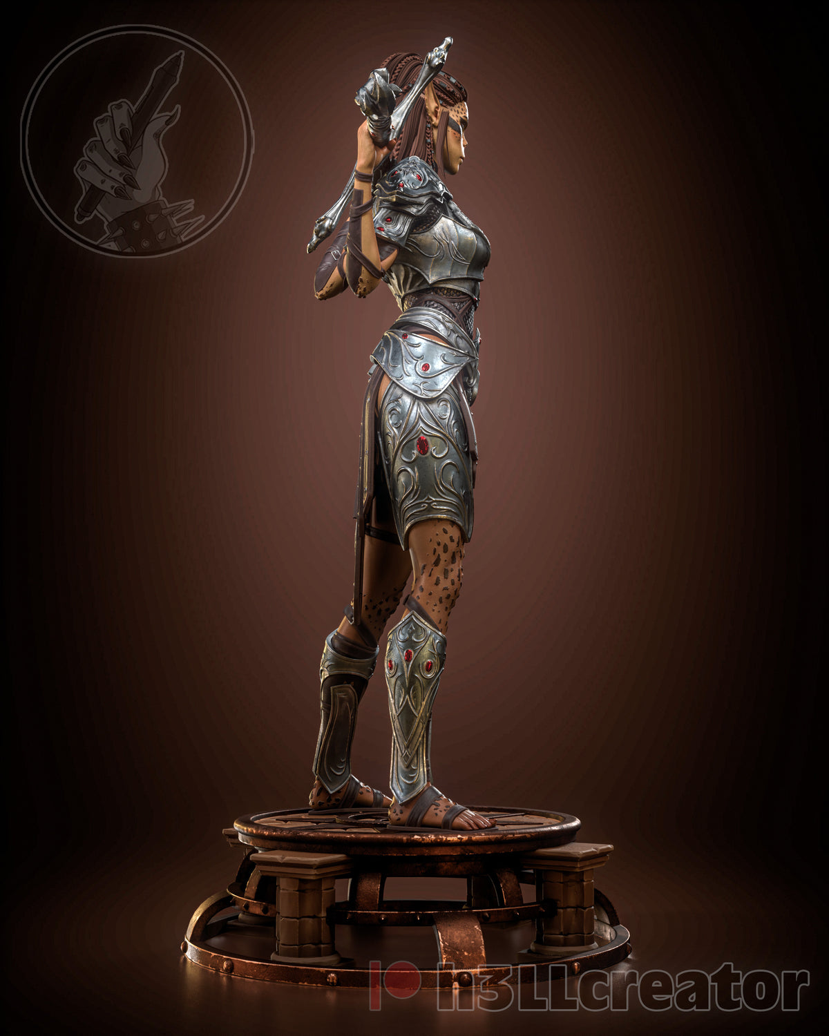 Lae'Zel, Baldur's Gate, Figurine Lae'Zel, Figurine Baldur's Gate, Figurine à peindre