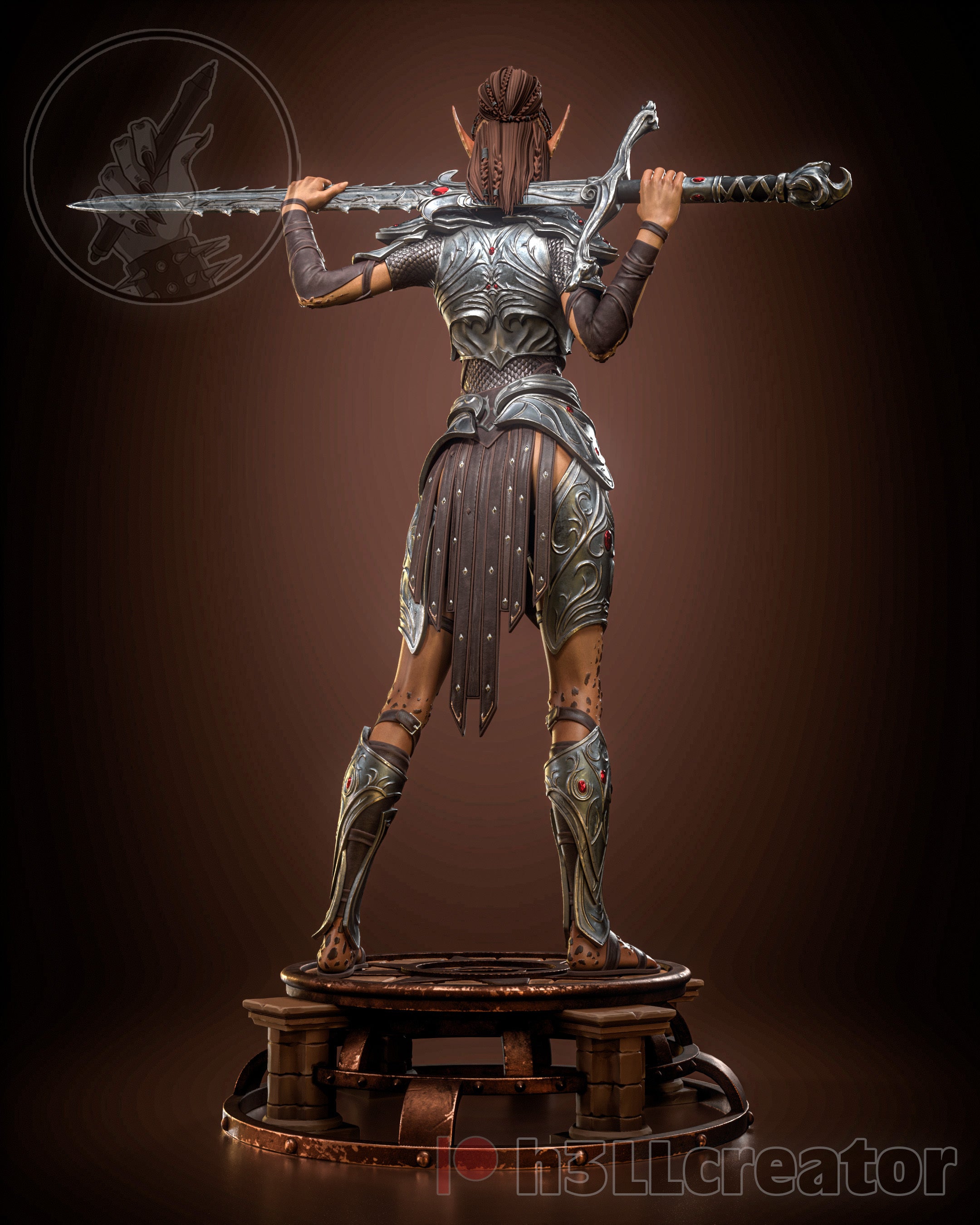 Lae'Zel, Baldur's Gate, Figurine Lae'Zel, Figurine Baldur's Gate, Figurine à peindre