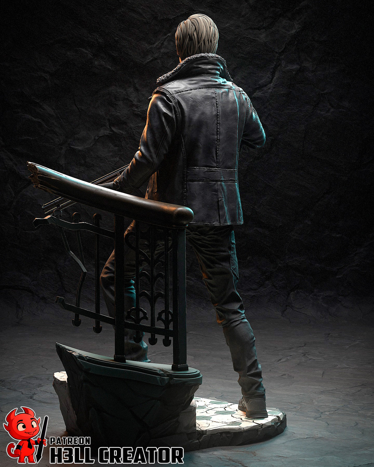 figurine grace ashcroft, figurine resident evil requiem, figurine leon s kennedy, figurine a peindre, figurine de collection