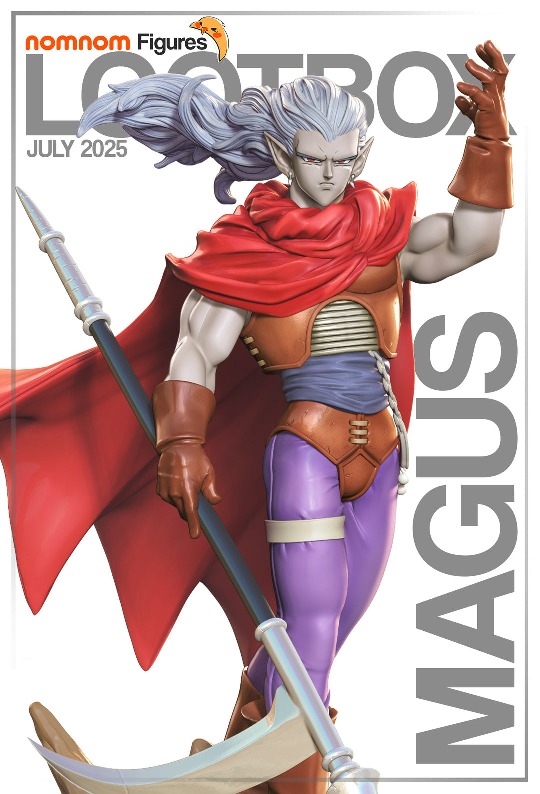 Figurine Chrono Trigger, figurine Magus, figurine a peindre