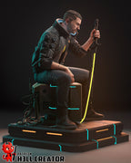 v cyberpunk, figurine cyberpunk , cyberpunk 2077, figurine a peindre