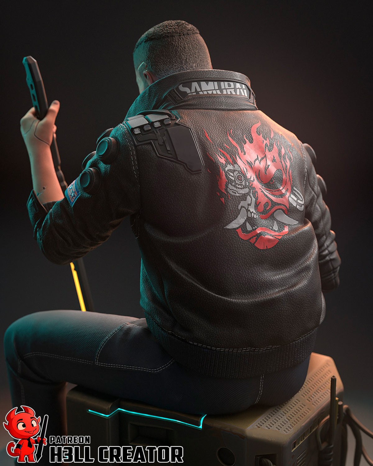 v cyberpunk, figurine cyberpunk , cyberpunk 2077, figurine a peindre